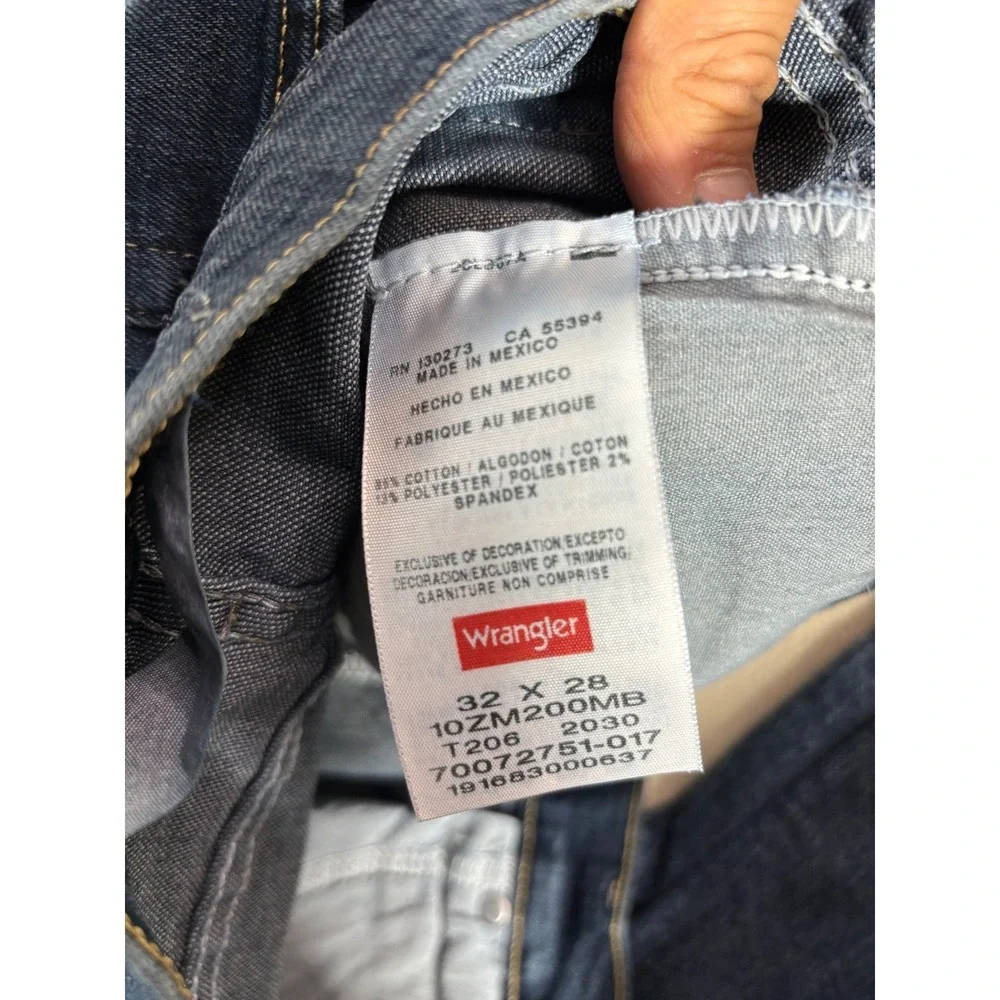 Wrangler‎ Authentics Mens Regular Fit Straight Leg Jeans Blue 32x28 Lot of 2